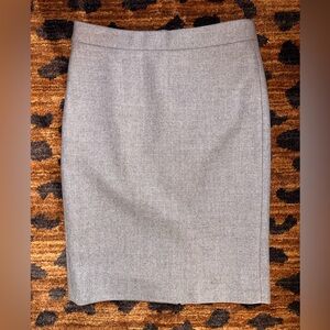 J. Crew Double Serge Pencil Skirt | Size 0